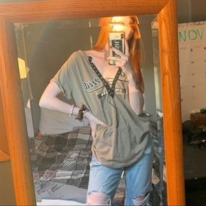 Windsor Deep V Neck Top